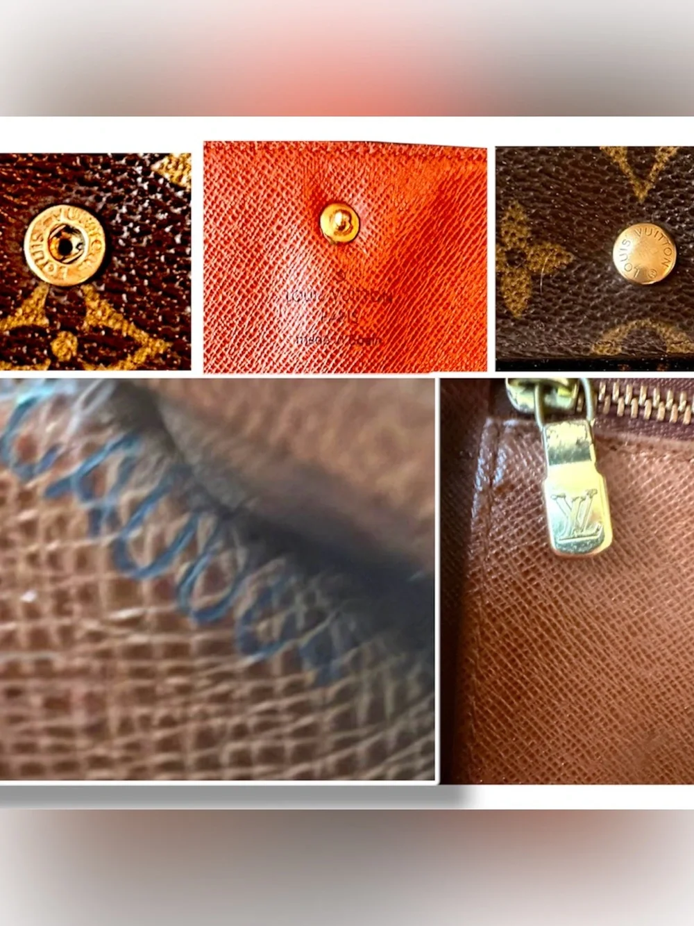 Louis Vuitton Monogram Pochette Passport Trifold Wallet Pochette Pass-Port